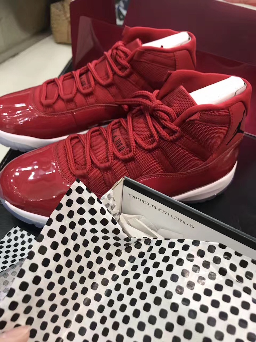 Air Jordan 11 All Red - Click Image to Close